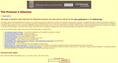 Desktop Screenshot of prisonersdilemma.sergehelfrich.eu